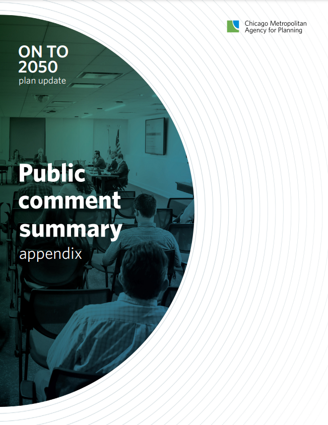 ON TO 2050 Update Public Comments Appendix