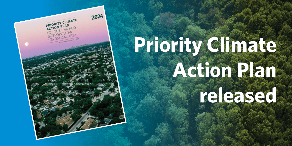 Priority Climate Action Plan released. Cover of report.