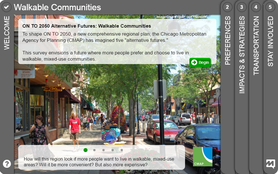 Walkable Communities Metroquest screenshot