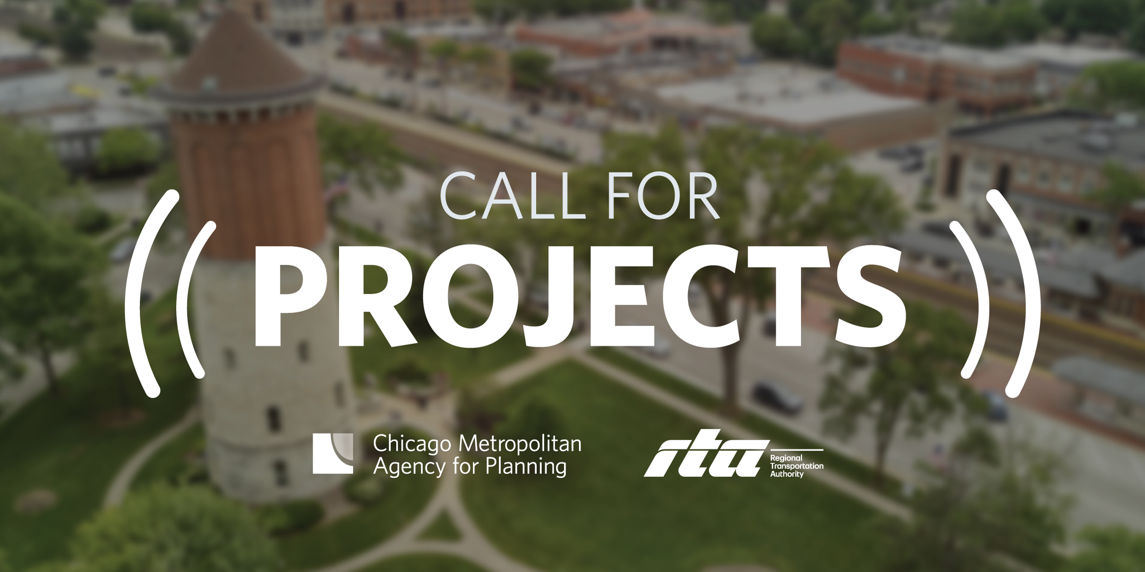 Call for Projects. CMAP and RTA logos