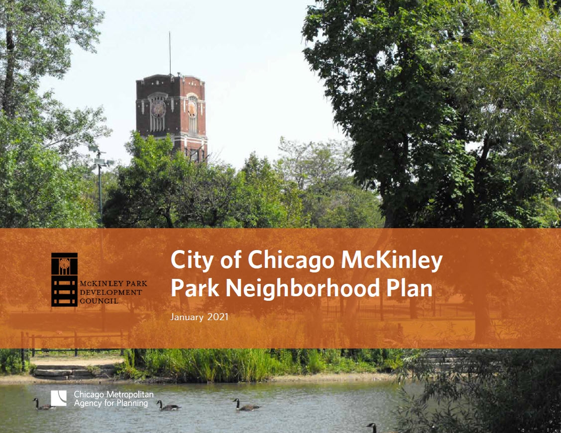 Cover of the McKinley Park neighborhood plan