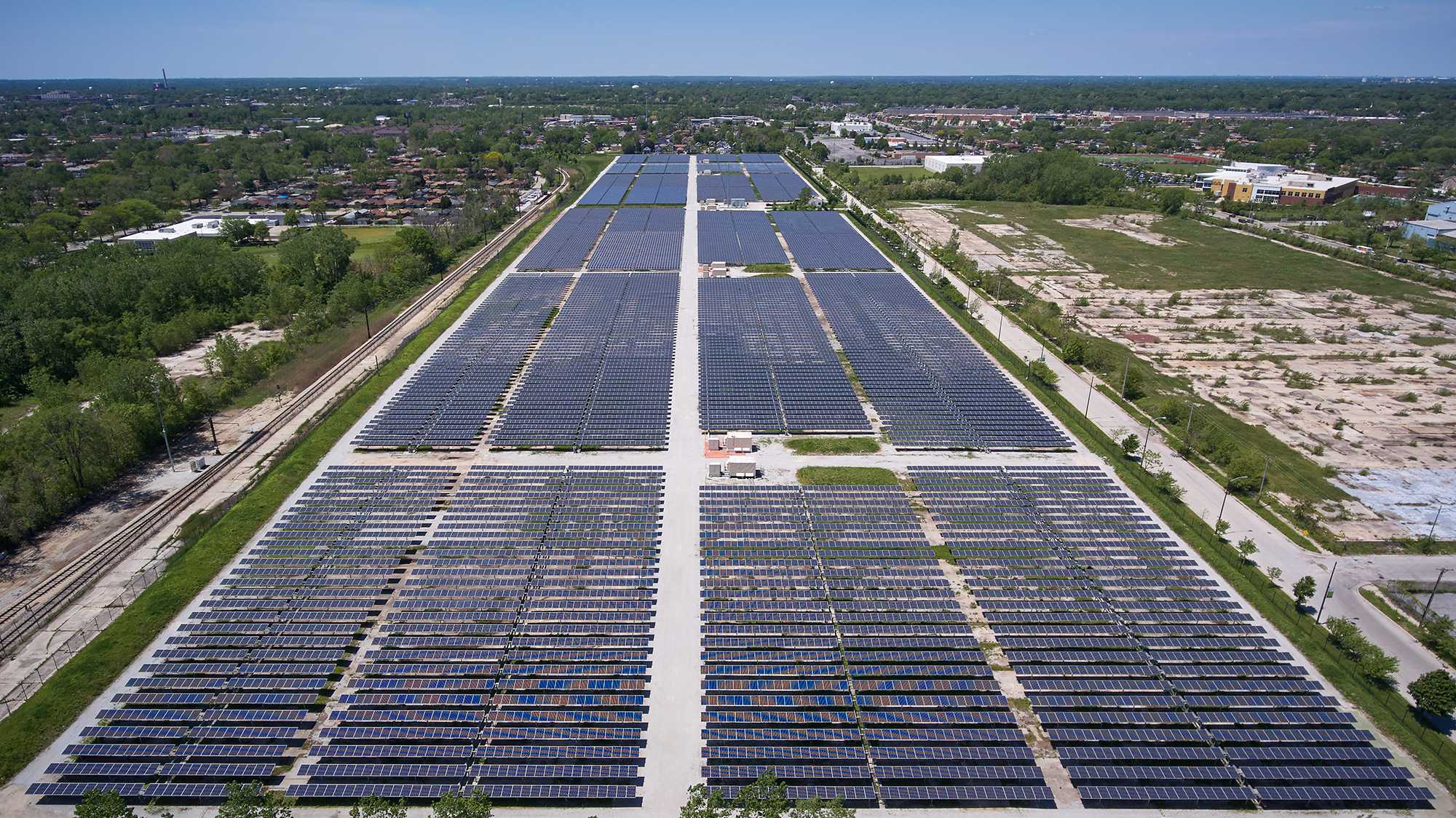 Image of solar panels.