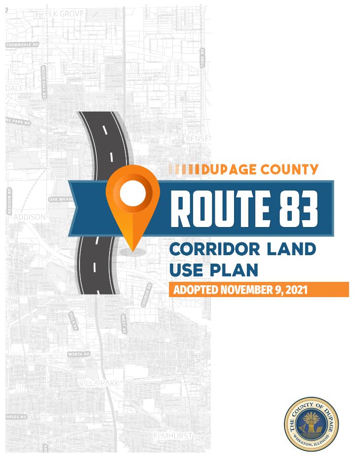 Land Use Plan for Route 83 Corridor report cover