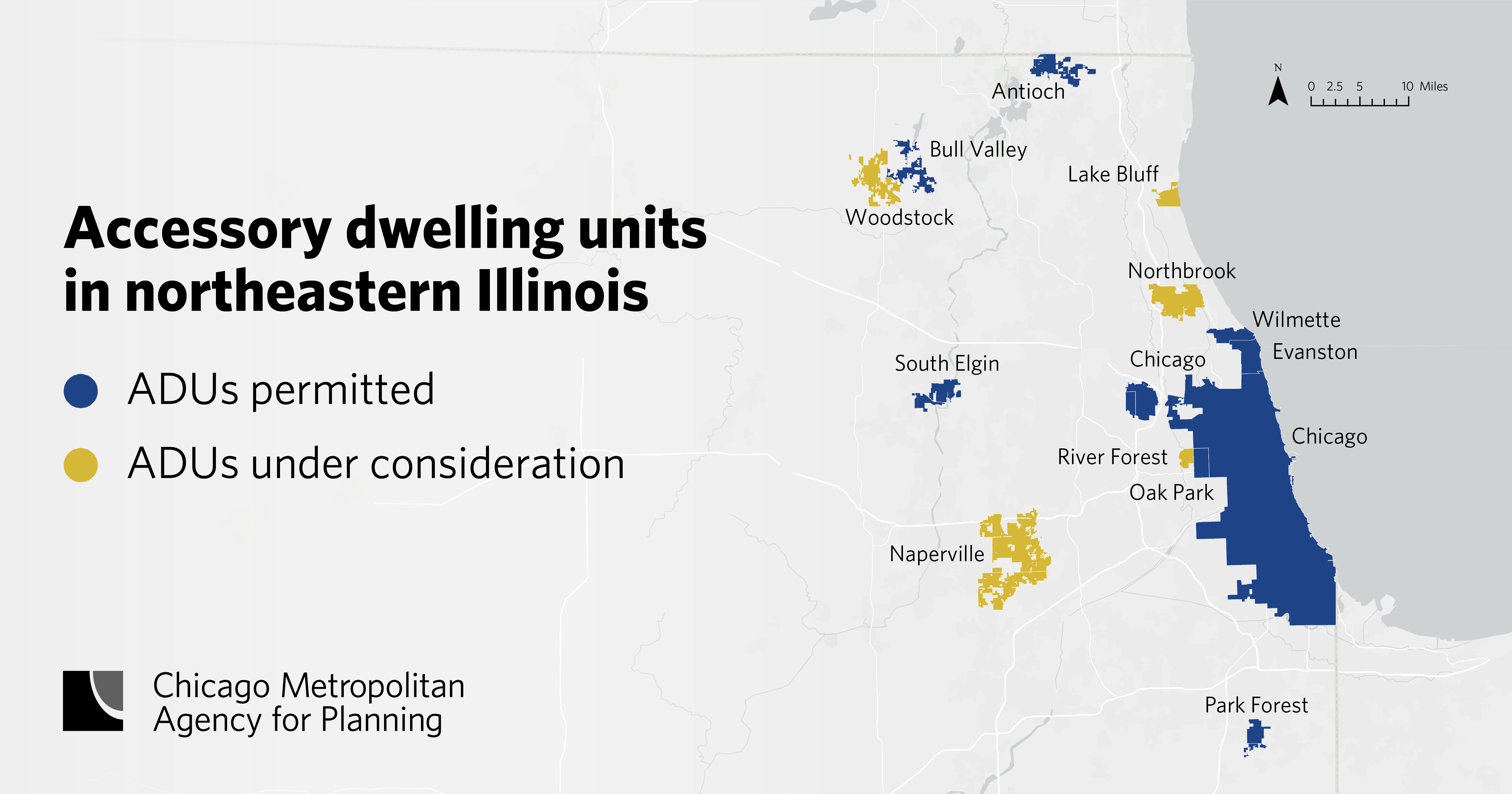 Where accessory dwelling units are allowed in northeastern Illinois