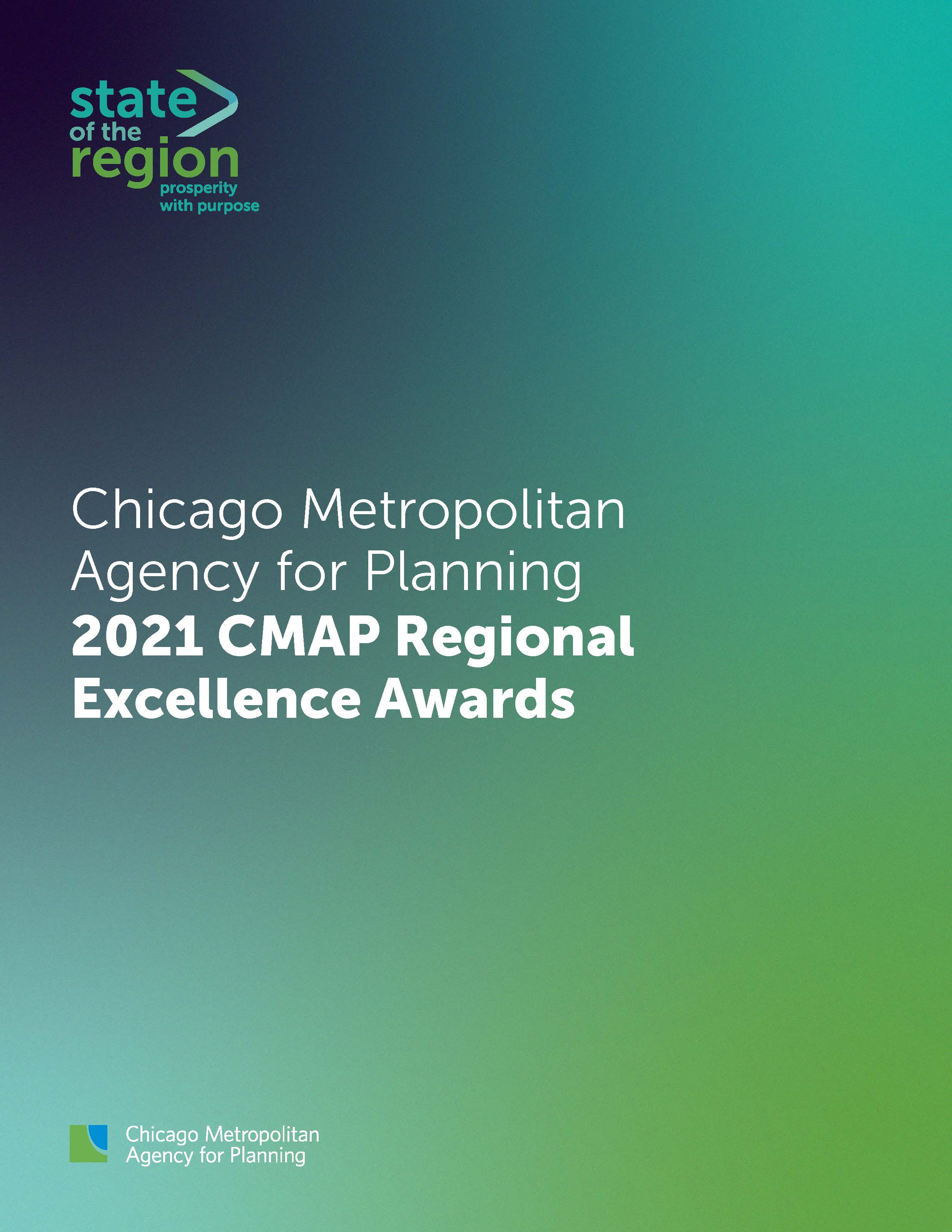 2021 Regional Excellence Awards booklet cover