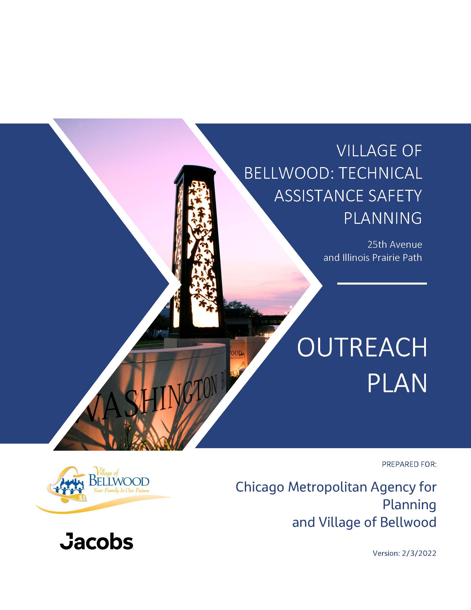 Bellwood outreach plan cover