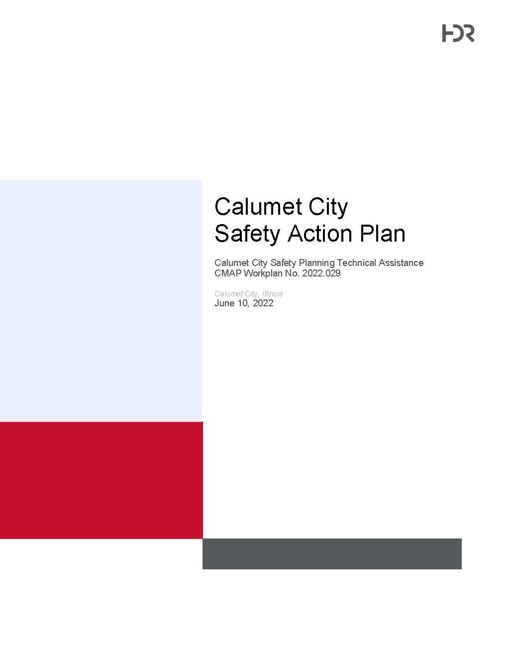 Calumet City Safety Action Plan cover