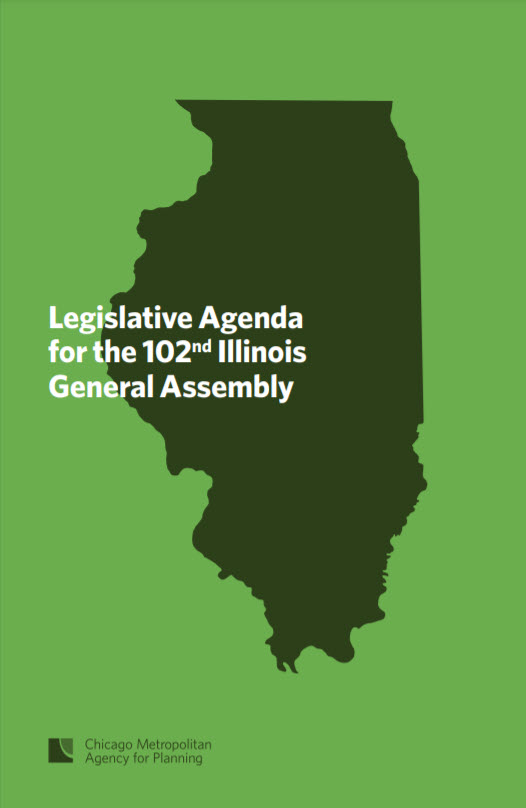 Cover of state legislative agenda