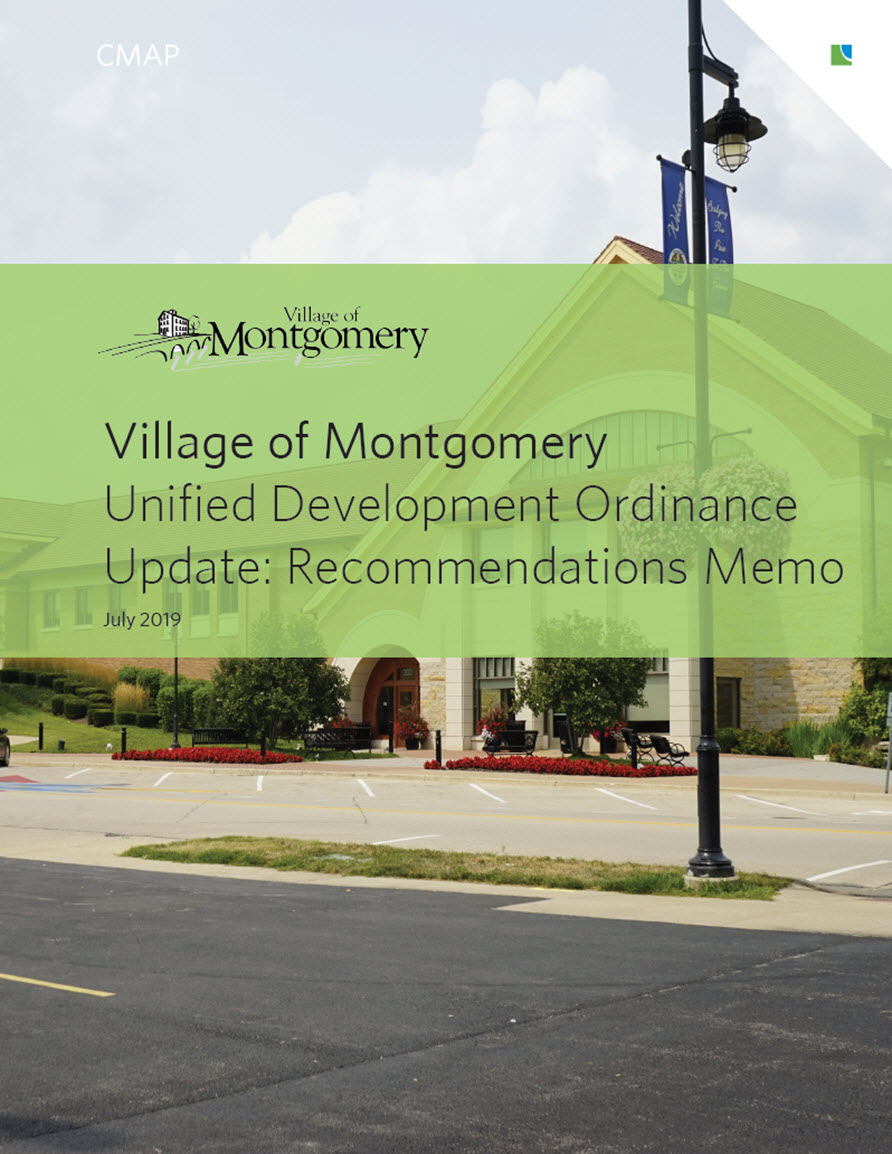 Cover of Montgomery recommendations memo